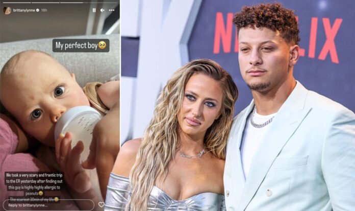 EMERGENCY Patrick Mahomes’ baby son rushed to hospital in ‘scariest 30 minutes of my life’ after allergic reaction
