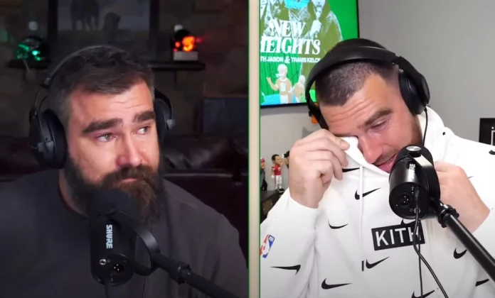Jason And Travis Kelce Break Down In Tears Talking About Their Mom Being In The National Spotlight During Super Bowl Week