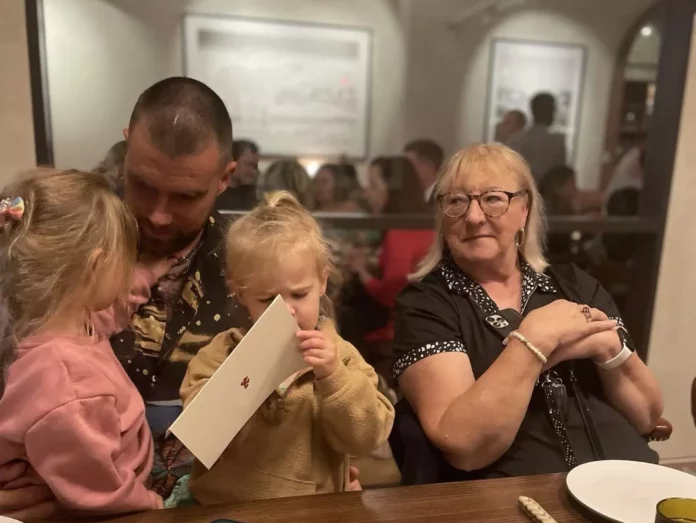 Donna Kelce and Her Granddaughters Grabbing Family Dinner