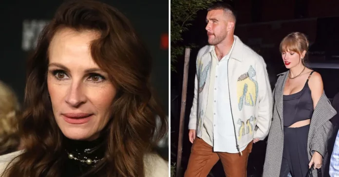 Julia Roberts Shares Coy Message About Travis Kelce and Taylor Swift Romance
