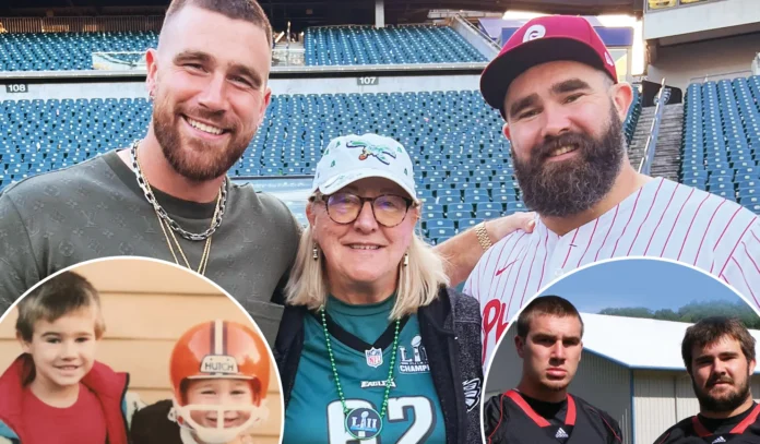 Donna Kelce Says She and Ex-Husband Ed Stayed Together for Sons Travis and Jason: 'It's Tough'