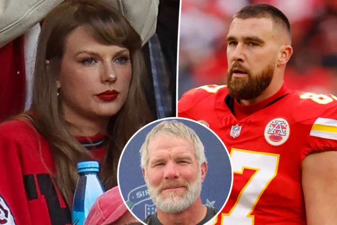 Taylor Swift warned she will be a Chiefs SCAPEGOAT if Travis Kelce and Kansas City fail to win the Super Bowl by NFL legend Brett Favre ahead of tonight's blockbuster playoff game vs. Miami Dolphins