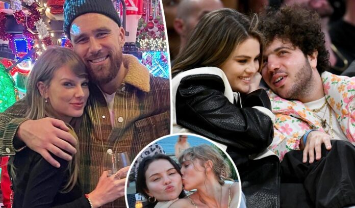Travis Kelce Shows Subtle Support for Taylor Swift's BFF Selena Gomez and Her New Boyfriend Benny Blanco
