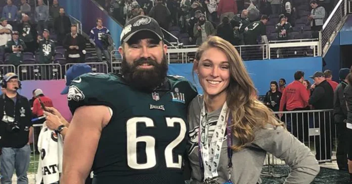 Kylie Kelce Urges Fans Upset She Called Out Husband Jason Kelce to 'Have a Sense of Humor'