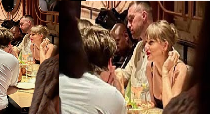 Taylor Swift parting with friends at boyfriend, Travis home after he hit new milestone