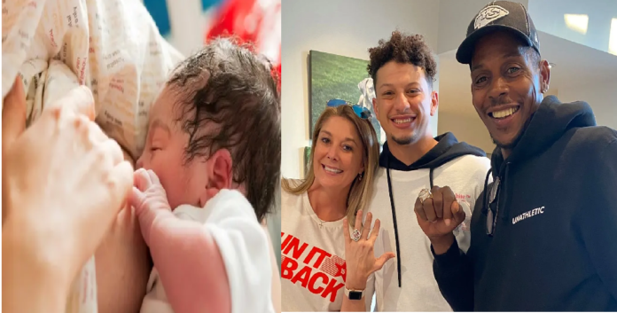 Patrick mahomes Mom delight ex-husband Pat and new wife Trisha with amazing baby gift worth $900k as they welcome their first child