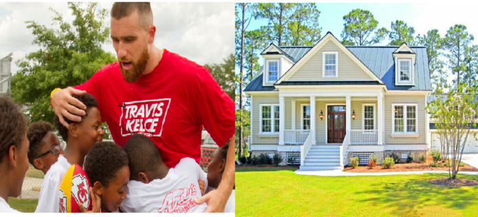 Breaking news : Travis kelce unveiled $3.7m home he secretly built for less prerogative Kids ,his reason is heart touching