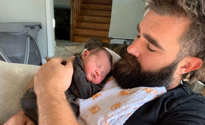I Never Knew True Happiness Until The Day The Doctor Placed her in my arms, decorated my life and brought so much joy and happiness into it : Kylie Kelce reveled how Jason Kelce felt the day their first daughter Wyatt was Born