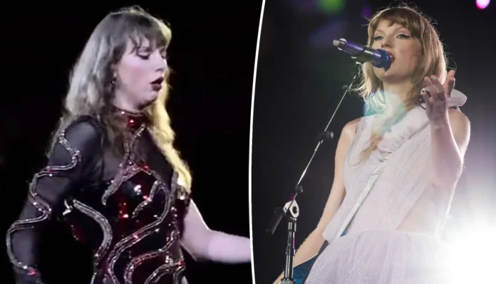 watch : Taylor Swift fans concerned after pop star appears sick during Singapore show: ‘Fighting for her life’