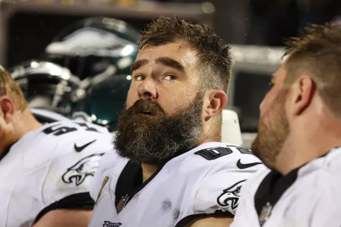 Jason Kelce Announces Retirement After 13 Seasons in NFL as He Struggles Through Tears