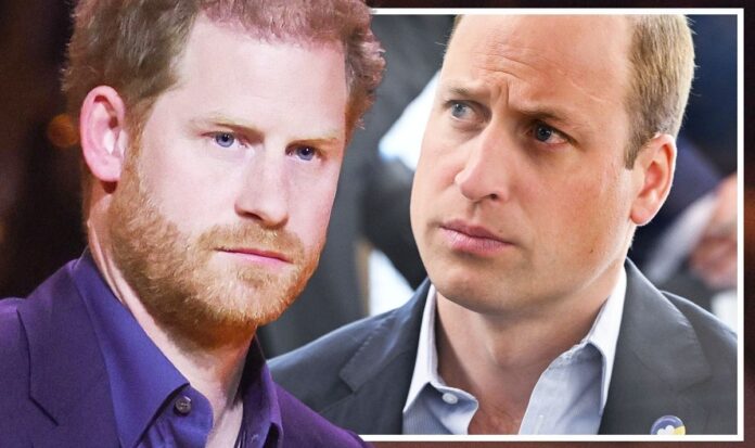 Prince Harry is running to show the world Prince William's anger ,accused him of being desperate