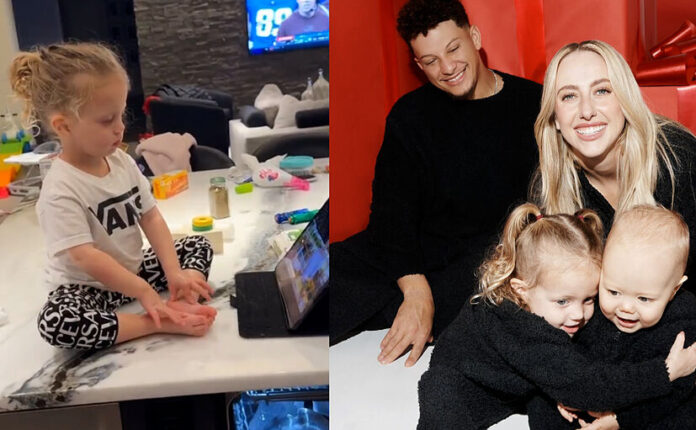Brittany Mahomes Faces Criticism for Allowing Daughter Sterling to Engage in Controversial Activity – Accusations of “Bad Parenting” Arise