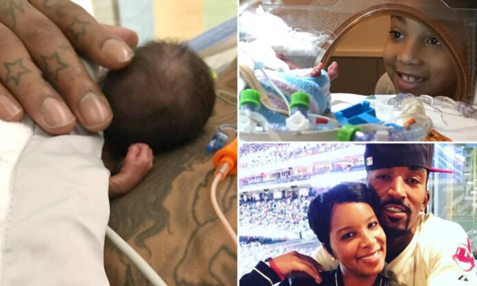 NBA Star J.R. Smith's miracle continues... Finally Holds His Premature Baby (born after only 21 weeks) and says it's one of the greatest days of his life.
