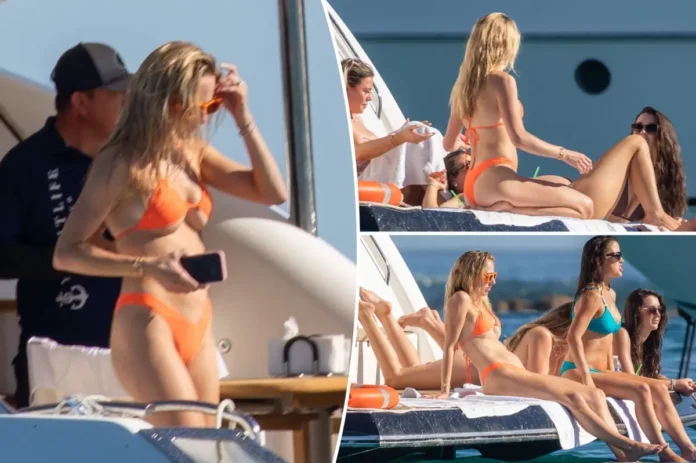 Put clothes on, you are mom of 2 ' Patrick Mahomes wife face criticism after Matches Her Barely-There Orange Bikini to Her Sunglasses for Boat Day
