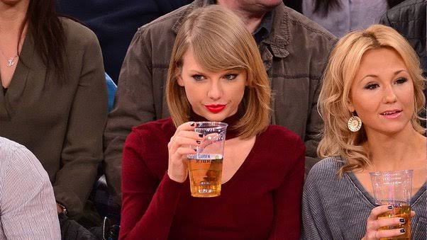 “Fans have criticized Taylor Swift, noting that she began consuming alcohol in public shortly after arriving at the Event, not even 30 minutes into her appearance.”