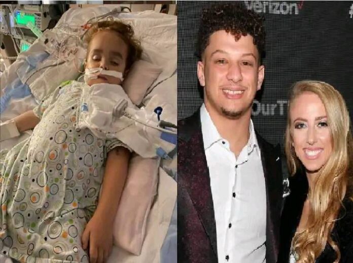 CELEBRITYBreaking News : Kansas city in dismay ‘A tragic incident has shaken the family of Patrick Mahomes, as his daughter Sterling was knocked down by a reckless driver,She is in critical condition- Prayers’ needed