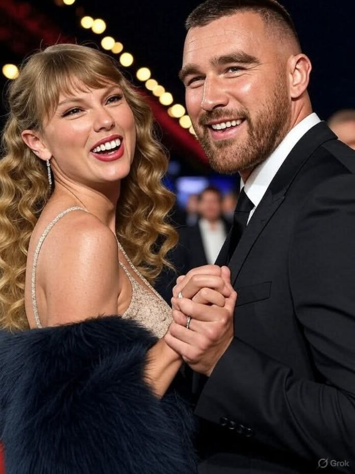 “Fans totally lost control as Taylor Swift and Travis Kelce arrived hand-in-hand at the 2025 AMAs! The power couple shut down the red carpet with their show-stopping entrance — Taylor dazzling in a custom couture gown while Travis kept it sleek and stylish. Screams erupted, cameras flashed nonstop, and the energy was absolutely electric”… SEE VIDEOS AND PHOTOS HERE…