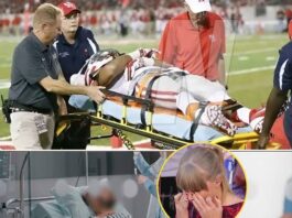 FANS IN TEARS: Travis Kelce Taken Away on Stretcher After Being Knocked Down Hard During Chiefs–Colts Clash, Leaves Stadium in Ambulance…WATCH