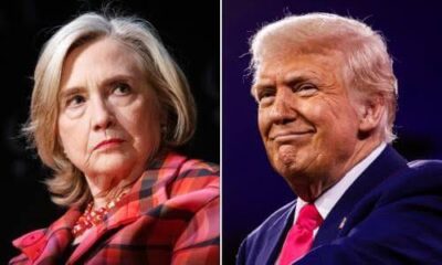 BREAKING : I hope that she does it. Hillary Clinton is thinking about Suing Trump for $300 billion for Defamation at the Clintons. Raise your hand if you want Trump impeached immediately ✋