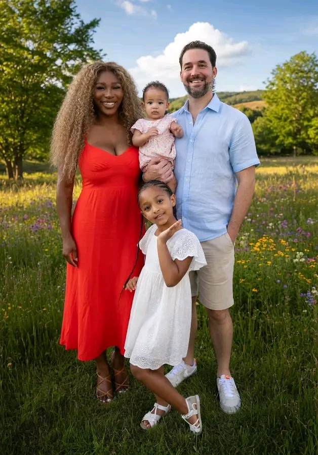 News update : Serena Williams post pictures of her family celebrating Easter...