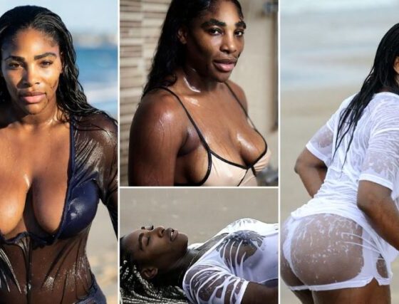 These 20 New Serena Williams Amazing Mouth-Watering Wet Body Photos Set the Mood… The Wet Kind. Fans Can’t Handle Them – Especially the 7th Photo Where She Flashes the HUG...